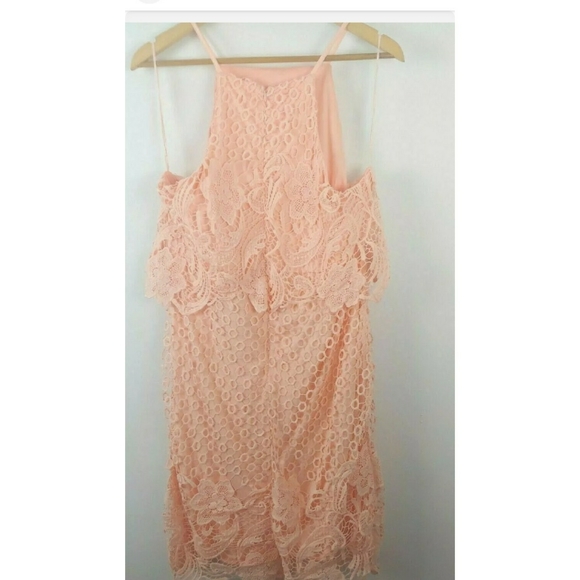 B B Dakota Orange Bryn Dress Size 12 - Picture 12 of 13